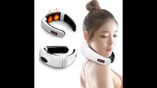 Hot Electric Cervical Neck Support Massager Body Shoulder Relax Massage Magnetic Therapy