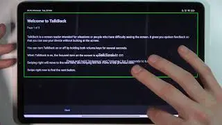 How to Activate TalkBack Mode on XIAOMI Pad 5 - Turn On TalkBack Mode