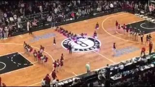 Strut N Strive Performs at Barclay's Center Halftime Game