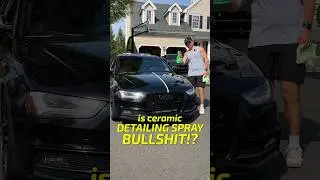 Does Meguiar&rsquo;s Ceramic Spray Actually Work? Hydrophobic Paint Test on My Audi A4 🏎️🧽