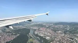 Ajet A321 landing in Stuttgart