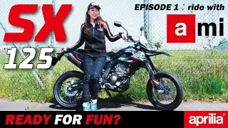 aprilia SX125 試乗インプレ【モトブログ/バイク女子】