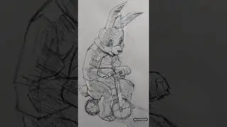 【NO.105】ウサギの描き方！！How to draw rabbit! #rabbit