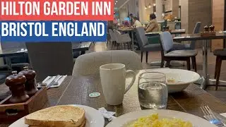 Breakfast di Hilton Garden Inn Bristol City Centre England - Desember 2023