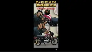 BSA Goldstar Start Nahi Ho Rahi! ❌ Immobilizer Problem Explained (Part 1)