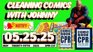 HOP Demonstration Live Comic Book Cleaning &ndash; Silver Age, CGC Prep, and Pressing Tips!