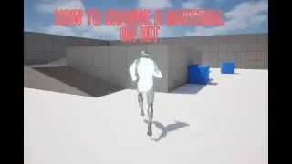Unreal Engine: how to change a material on hit