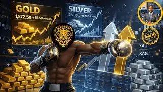 Trading Silver & Gold Live l Keep Jabbing 🥊