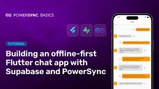 FULL TUTORIAL: Build an offline-first chat app with Flutter, Supabase and PowerSync