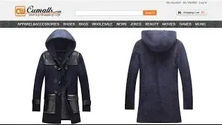 Shearling Duffle Coat Mens CW855570 www.cwmalls.com