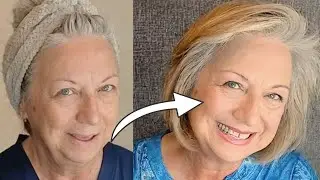 OVER 50?! Flat Hair Volume Fix and Pretty Easy Makeup | Chatty GRWM