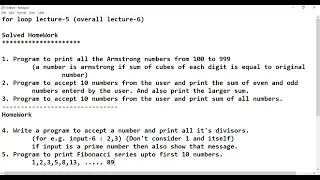 Loops Part-6