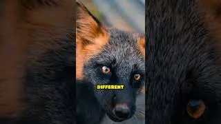 The Cross Fox Nature&rsquo;s Striking Color Morph #short#mindmatter  #RedFox #AnimalGenetics