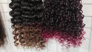 In the production of synthetic silk wigs, the first step is color mixing.