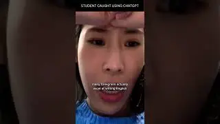 Student gets caught Cheating using ChatGPT #chatgpt #openai #ai #chatbot #cheating