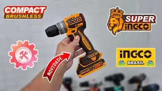 NÃO PRESTA??? Super INGCO 20V BRUSHLESS Parafusadeira Furadeira CIDLI20602