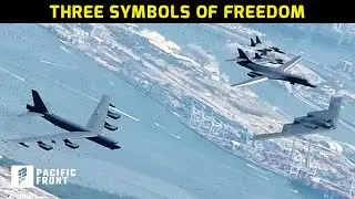 [Aerial Footage] Three of the Most Iconic Bombers Flypass Over Miami!