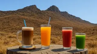 . &ldquo;Making 5 Beautiful Drinks in Nature 🍃 | Calm & Refreshing Vibes&rdquo;keywords: aesthetic drink making
