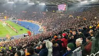 22/1/26 Roma Stoccarda: la sblocca un  super gol di Pisilli, il boato dell'Olimpico!