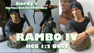 RAMBO Statues Bust Hollywood Collectibles Group Edinho Maga Sideshow Enterbay Figure STALLONE