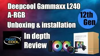 Распаковка и установка DEEPCOOL GAMMAXX L240 ARGB в сокет Intel 12GEN @Rambo Tech
