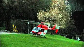 Rettungshubschrauber D-HIMB der Luftrettung in B&auml;rental