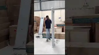 Single Pole Door Frame Metal Detector | door frame metal detector installation | #dfmd #dsatech
