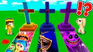 NO ELIJAS LA TUMBA EQUIVOCADA O MUERES EN MINECRAFT 😱 SHIN SONIC TAPES, INTENSAMENTE 2.EXE Y CATNAP