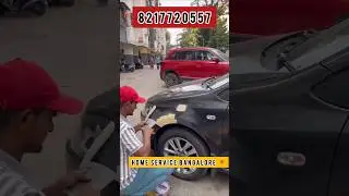 Car Paint Scratch Repair In Bangalore | How To Repair Dent On Car Body At Home #cardentrepair