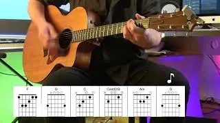 Have You Ever Seen the Rain? - Acoustic Guitar - Creedence Clearwater Revival - Original Vocal Track