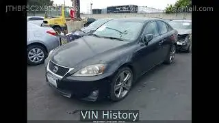 2011 Lexus is 250 JTHBF5C2XB5151840