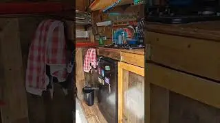 Our Cargo Trailer Camper Conversion. 🏕 #cargotrailerconversion #cargotrailertocamper #shorts