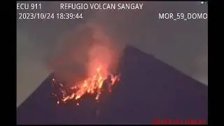 🇪🇨#Ecuador A powerful eruption of the Sangay volcano began in Ecuador.