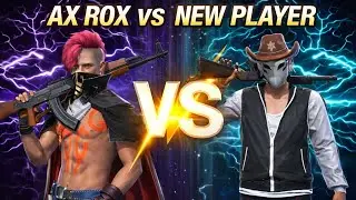 AX ROX VS NEW PLAYER 😱 | 1v1 Challenge | Pro vs Noob Gameplay | Free Fire #freefire #freefiremax 