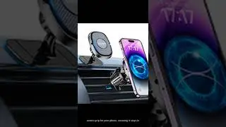 Ultimate Magnetic Car Mount for iPhone - 20 Strong Magnets 360 Rotation CarAccessories PhoneHolder
