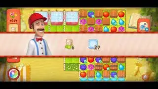 Gardenscapes level 4084 за 19 ходов с бустерами