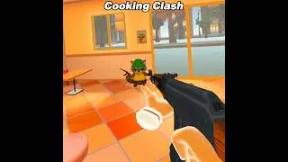 Cooking Clash, but FPS Mode #fyp #cookingclash #funny #vr #quest2 #quest3