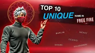 Top 20 Unique Nicknames For FREE FIRE || New Year Special 2025 || #youtubeshorts #ayushedu @BINUFF