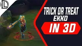 TRICK OR TREAT Ekko Skin 3D Display - League of Legends