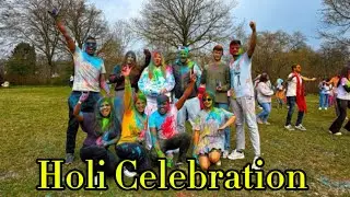 Indian Holi Celebration in Germany 🇩🇪 #Holi2025#HoliCelebration#FestivalOfColors#happyholi