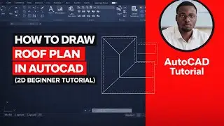 How to Draw a Roof Plan in AutoCAD (2D Beginner Tutorial)