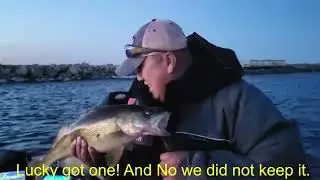 Fishing in Oconto, WI. Breakwater Park