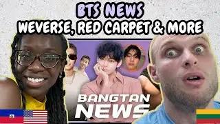 REACTION TO The BTS Weverse situation is concerning + BTS gym vlogs + red carpets | BTS NEWS