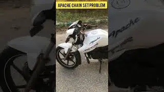 Apache rtr chain set problem #shorts #apache #rtr