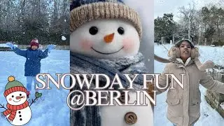 Snow Day Fun In Berlin#germany #berlintravelguide #germanyteluguvlogs #snowdayfun #kidsvideo #kids