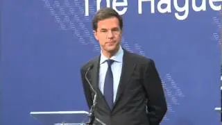 Dutch PM Mark Rutte on Putin's absence at the NSS2014