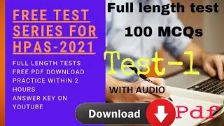 Free test series (HPAS) TEST-1 PART-1