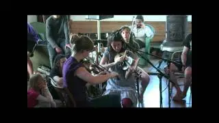 Sumaia Jackson and Bettina Mueller-Tuescher in a recording session in The Barn, Big Sur, Ca