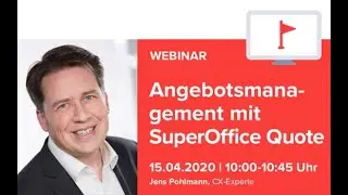 Webinar: Angebotsmanagement mit SuperOffice Quote