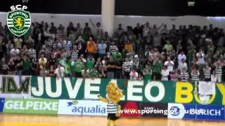 Adeptos do Sporting d&atilde;o Show na Final de Futsal 13/14